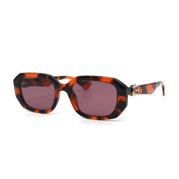 GUCCI GG1535S 005 HAVANA ORANGE VIOLET WOMEN'S AUTHENTIC SUNGLASSES - Picture 1 of 9